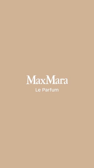 Instagram post by @ginevraberetta_ for Max Mara. Caption reads: #adv My rituals with « Max Mara Le Parfum »....