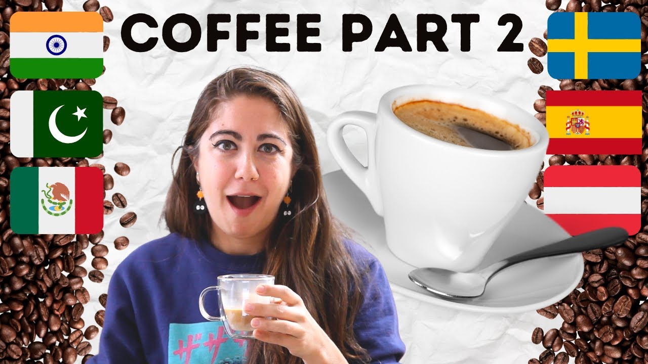 YouTube post by @BerylShereshewsky for Local Eclectic. Caption reads: 6 International Coffees You Should Try....