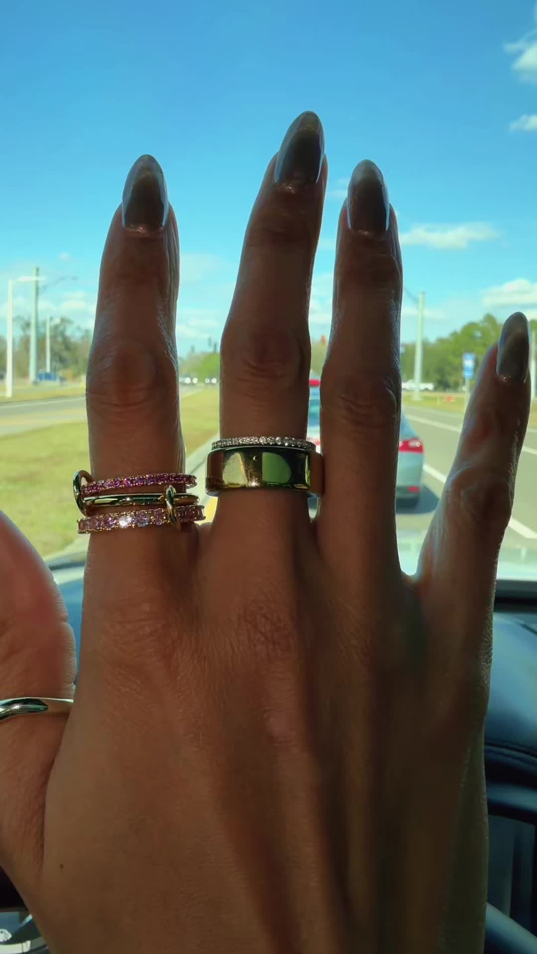 TikTok post by @marthapatrixiaa for Pavoi. Caption reads: [...] know what it is. #interlocked #pavoijewelry....