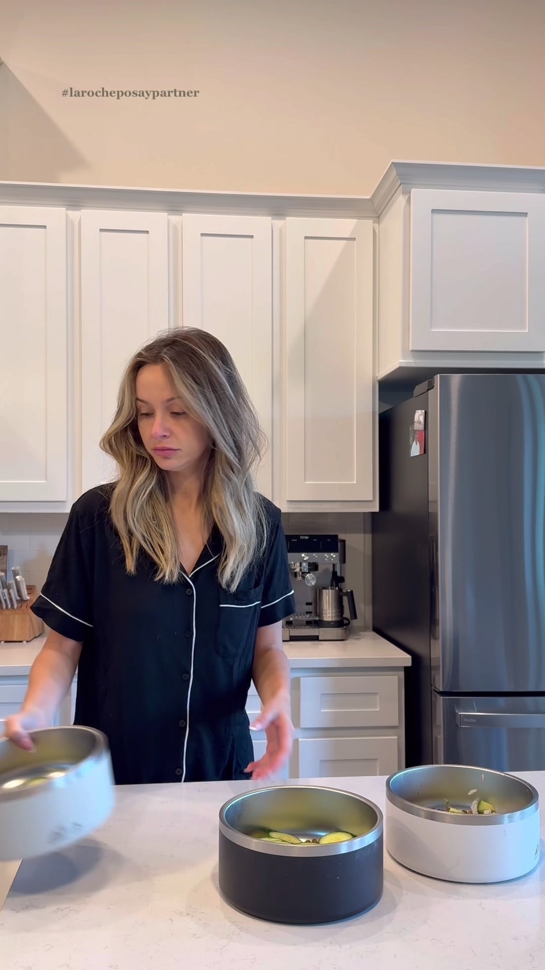 TikTok post by @cadyebs for LaRochePosayUS. Caption reads: #LaRochePosayPartner Your favorite....