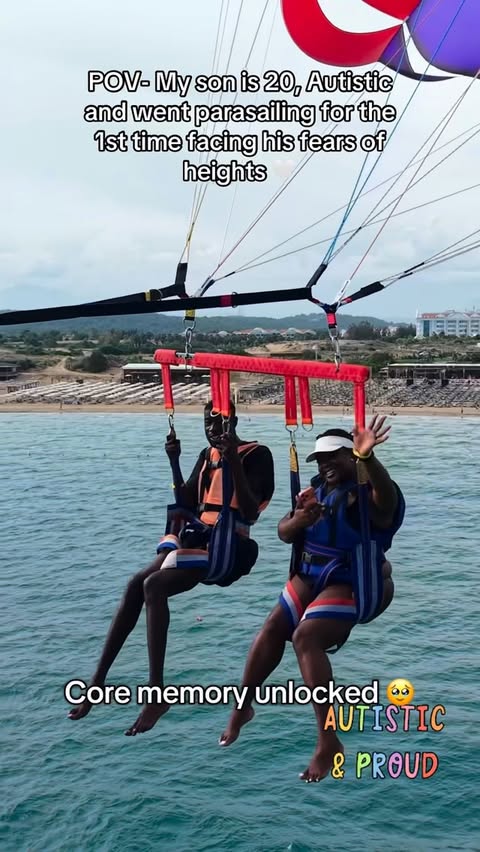 Instagram post by @raisingkevin_ for TUI. Caption reads: [...] 🔓 ✨ So proud 🥹 Experience booked via....