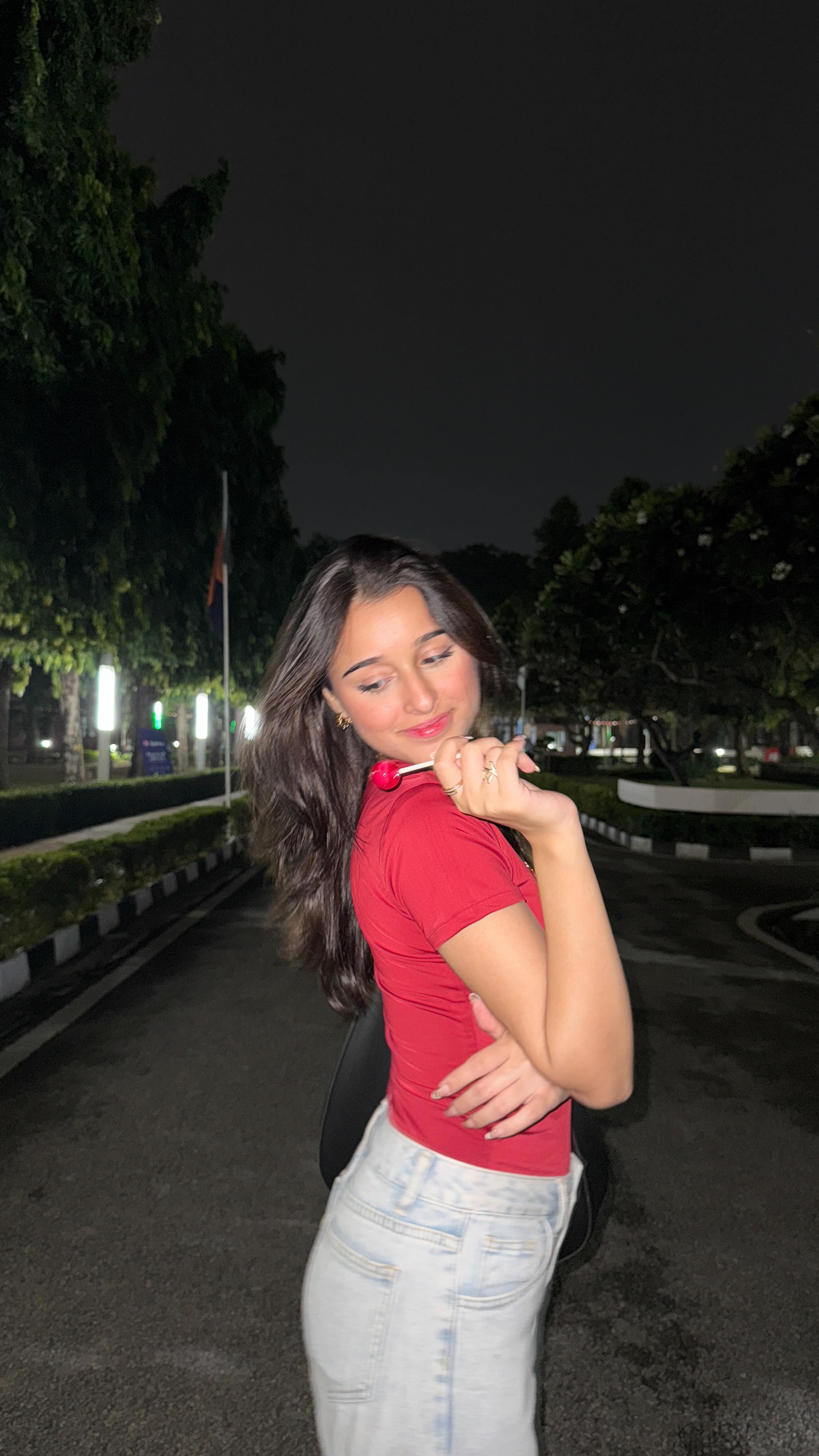 Instagram post by @ma.nna.t for Chupa Chups. Caption reads: Little joys on a stick 🍭💭

#ChupaChups....