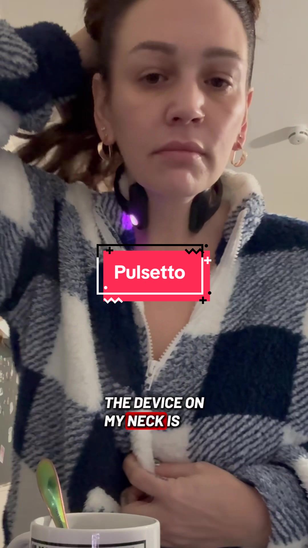 TikTok post by @jodie_lynnofficial for Pulsetto. Caption reads: [...] a medical treatment. link in my bio....