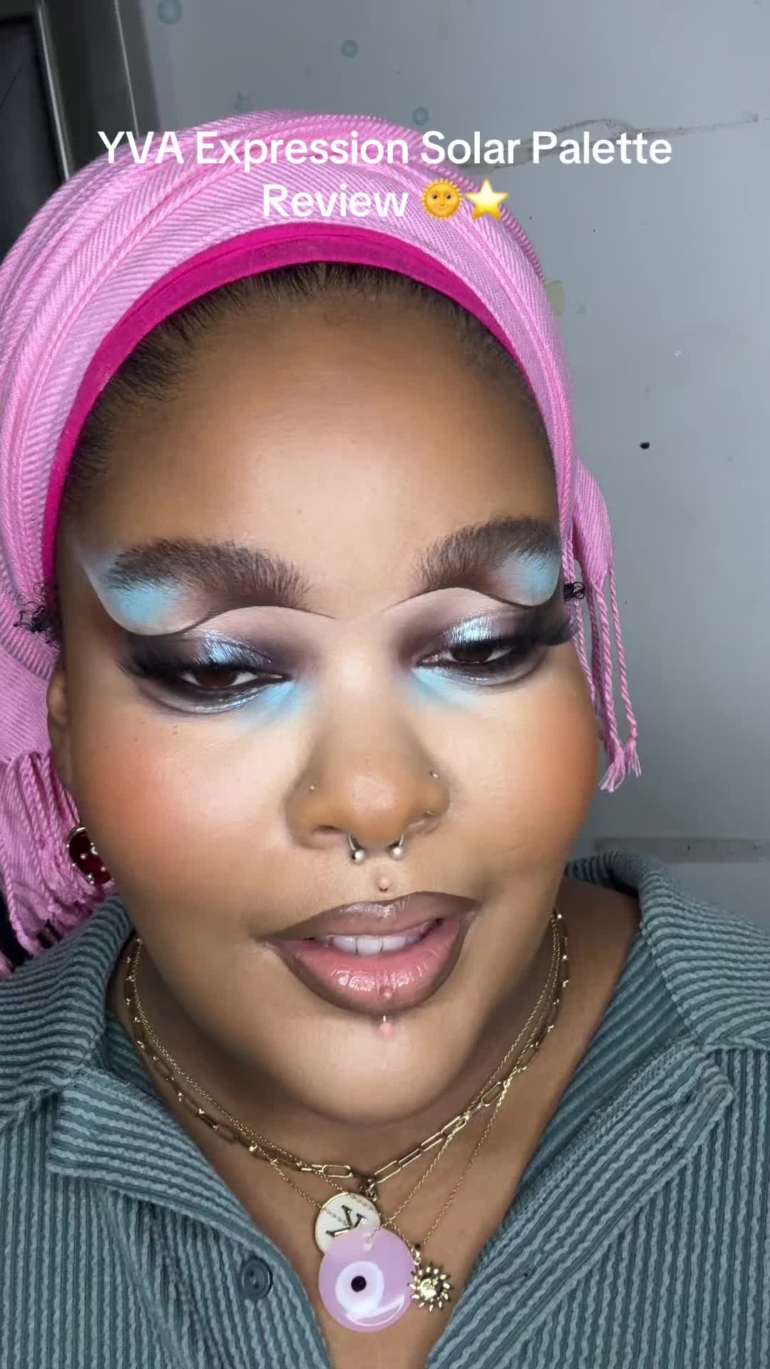 TikTok post by @mamapandaexp for Yva Expressions. Caption reads: 10000/10 palette!!! @Yva Expressions ✨ the way I....