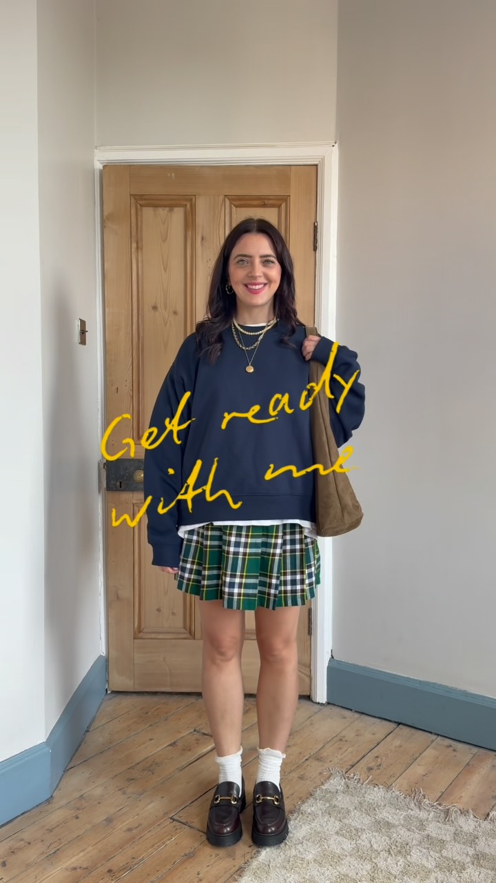 Instagram post by @mollycampbell_ for Deichmann. Caption reads: Get ready with me for a visit to The Devonshire,....