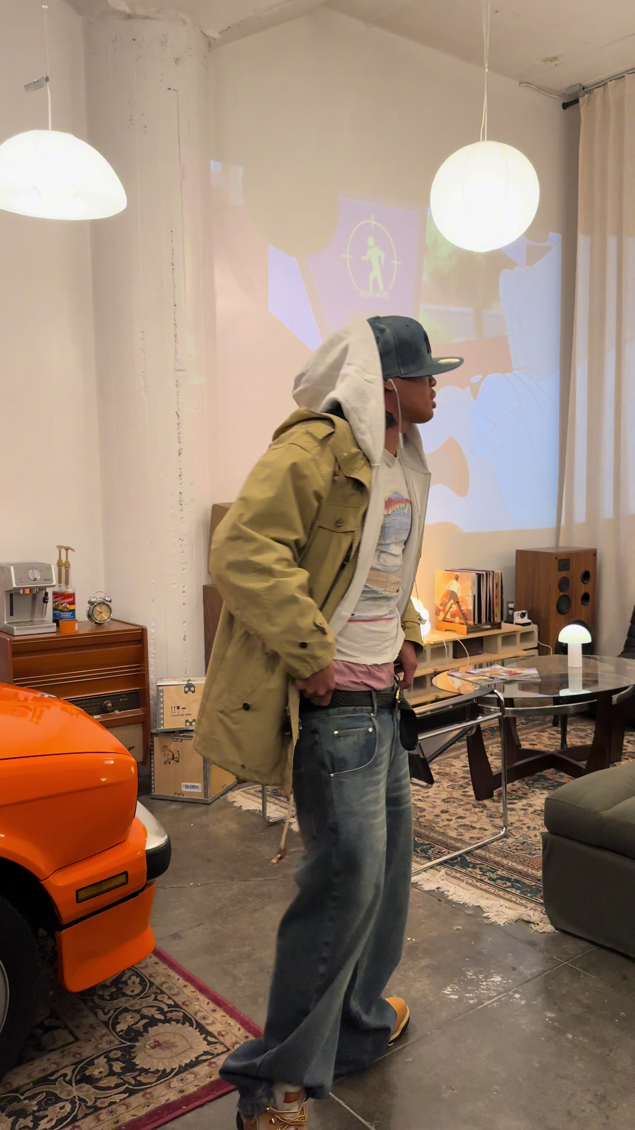 TikTok post by @kaizzmaniego for Timberland. Caption reads: Breaking the Timberland uniform this Fall....