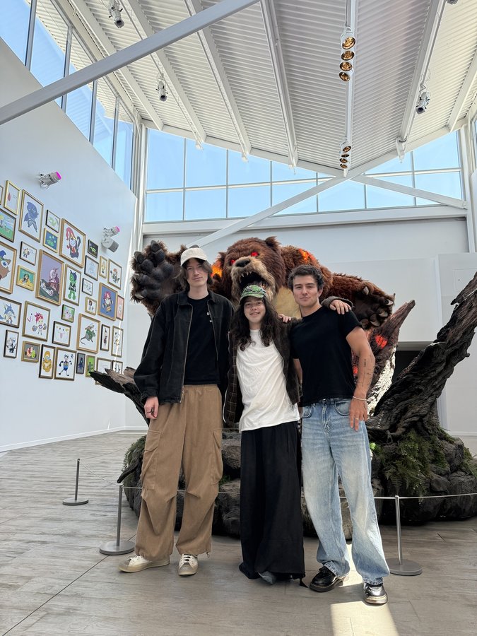 Instagram post by @templuv for Riot Games. Caption reads: Thanks for coming by the office and saying hi to....