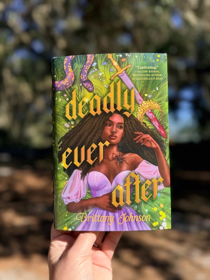 Instagram post by @dana.loves.books for Penguin Teen. Caption reads: Deadly Ever After
Brittany Johnson

This one is a....