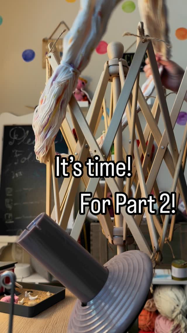 Instagram post by @dearjackistitchery for Universal Yarn. Caption reads: Today is a great day for making amigurumi❤️🧶
•
I....