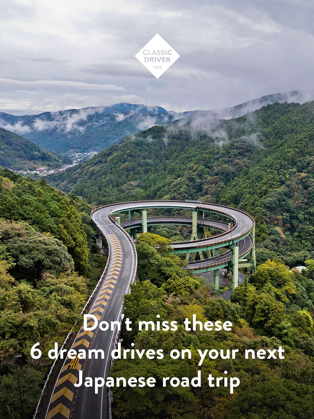 Instagram post by @curvesmagazin for Porsche. Caption reads: Don’t miss these 6 dream drives on your next....