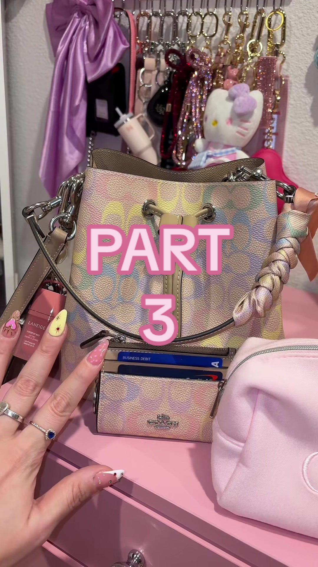 TikTok post by @brooktheshopaholic for Rhode. Caption reads: [...] @LOCCITANE @Diorbeauty @RHODE @Summer....