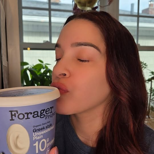 Instagram post by @kittyj08 for Forager Project. Caption reads: My favorite part about Foragers Greek Style Dairy....