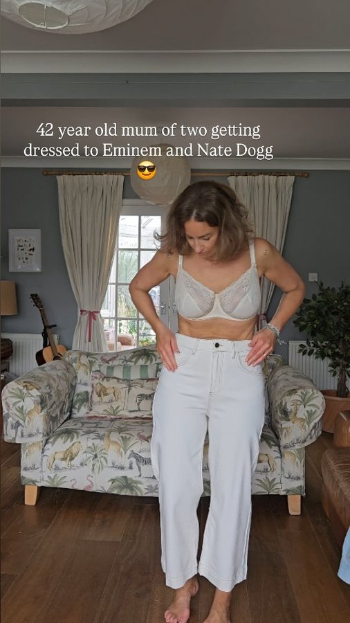 Instagram post by @christinadaydreams for Aspiga. Caption reads: A little Monday morning dancing GRWM featuring....