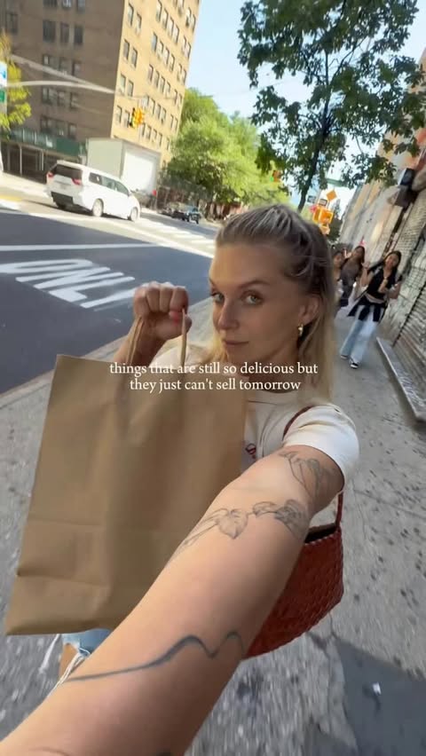 Instagram post by @sophiasnacksnyc for Too Good To Go. Caption reads: I’ve been using @toogoodtogo.usa since I was in....