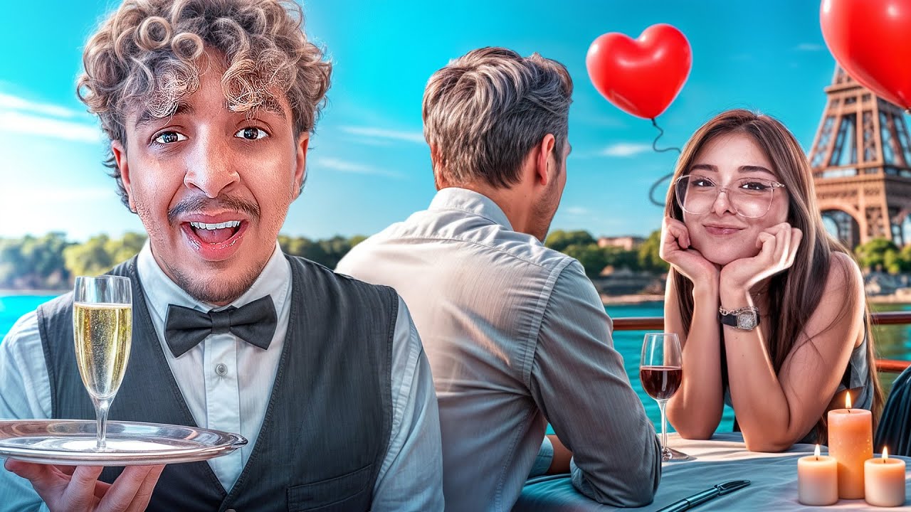 YouTube post by @Flamby for Revolut. Caption reads: POUR COMBIEN ? (Je lui organise un date💀) AVEC....