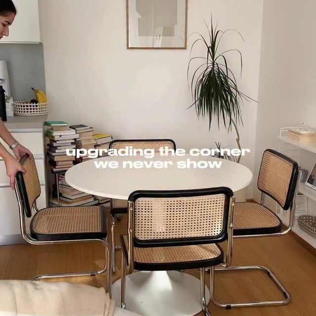 Instagram post by @our92sqm for Tylko. Caption reads: upgrading the corner we never show with....