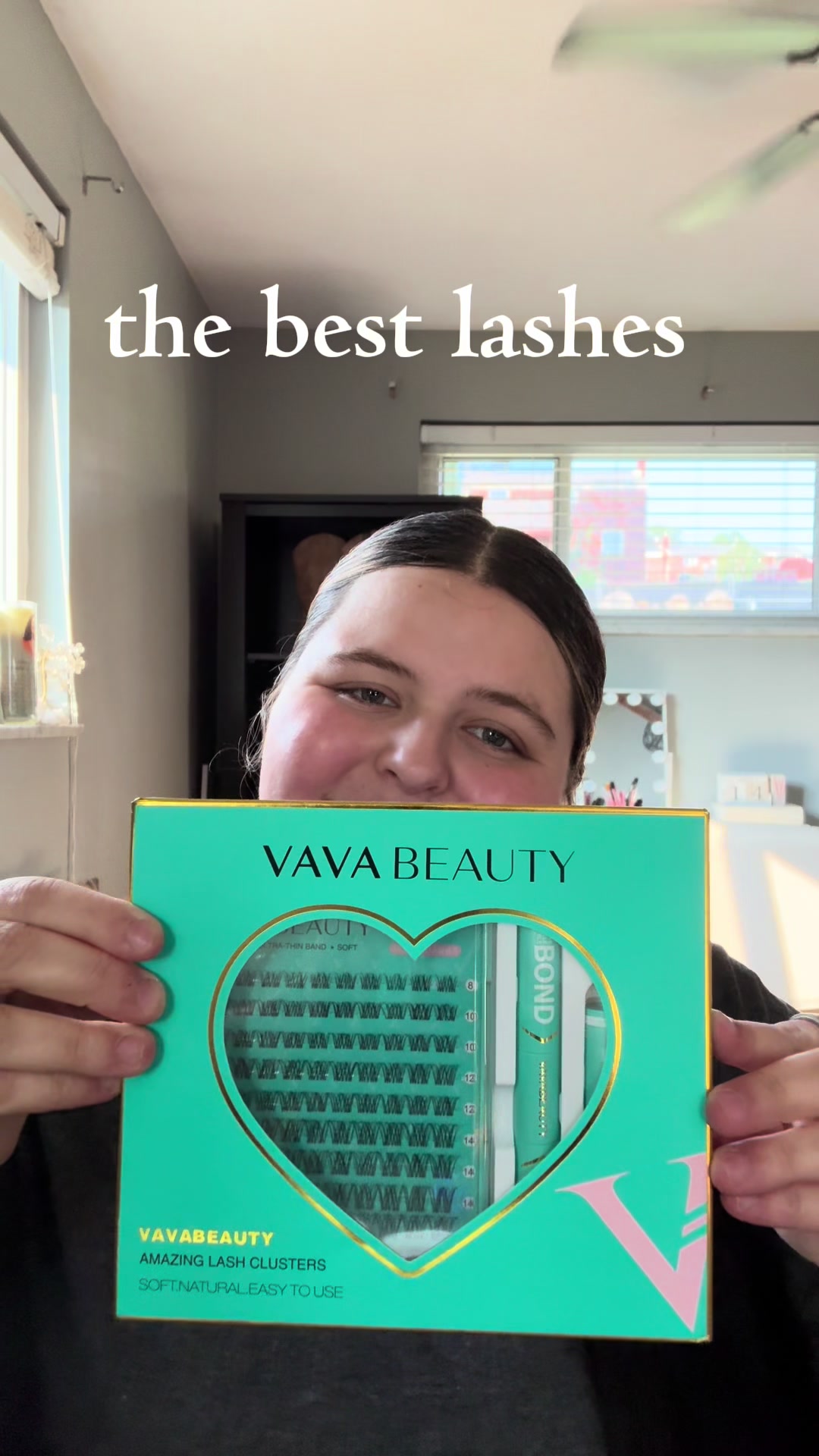 TikTok post by @briannacatalogna for VAVALASH. Caption reads: [...] and took under 5 minutes an eye! #vavalash....