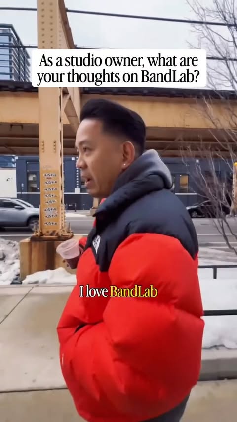 Instagram post by @chrisclassick for BandLab. Caption reads: We always encourage artists to explore their ideas....