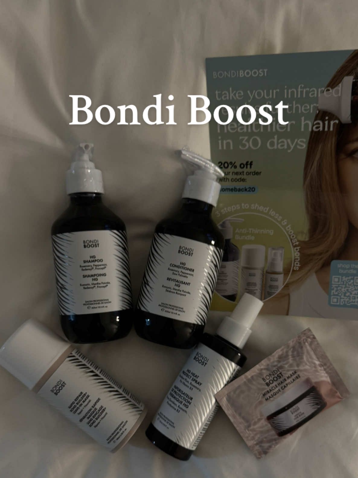 TikTok post by @maria07177 for BondiBoost. Caption reads: Les seguiré contando más adelante que tal me va....