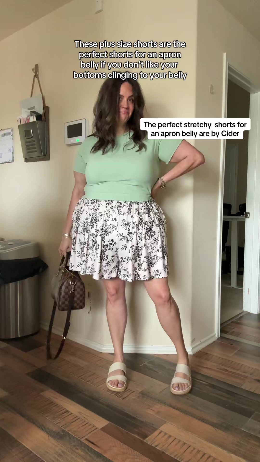 TikTok post by @itslindss for Alexander Jane. Caption reads: If you’re plus size with an apron belly, these....