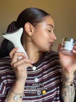 TikTok post by @taylorslitlounge for Revomadic. Caption reads: [...] made it into the skincare routine @revomadic....