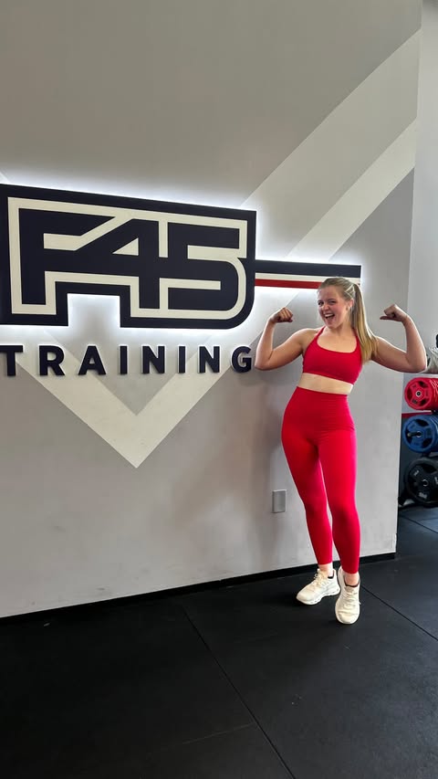 Instagram post by @kierstincarter for F45 Training. Caption reads: Don’t have plans this summer? That’s okay now you....