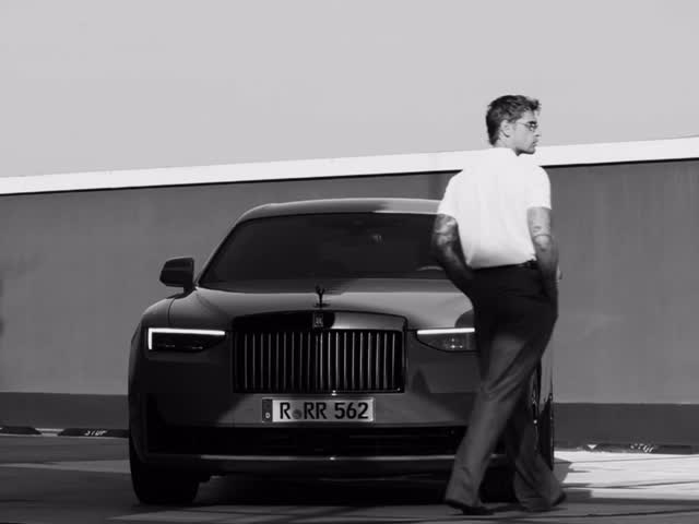Instagram post by @sebastianchlodnicki for Rolls-Royce Motor Cars. Caption reads: @rollsroycecars @rollsroycemotorcarswarsaw....