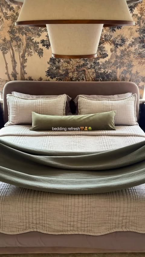 Instagram post by @interiorbyrumeysa for Quince. Caption reads: this color combo will forever be my favorite....