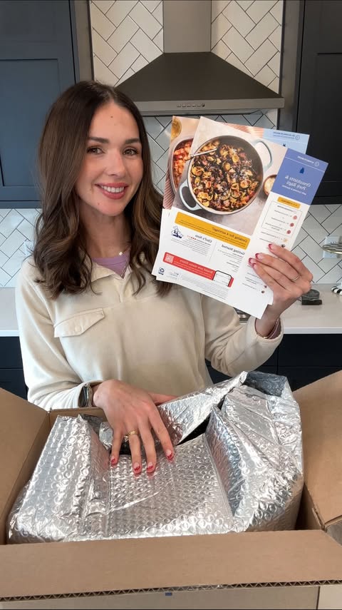 Instagram post by @kennedy.chugg for Blue Apron. Caption reads: These meals have been saving me during this winter....