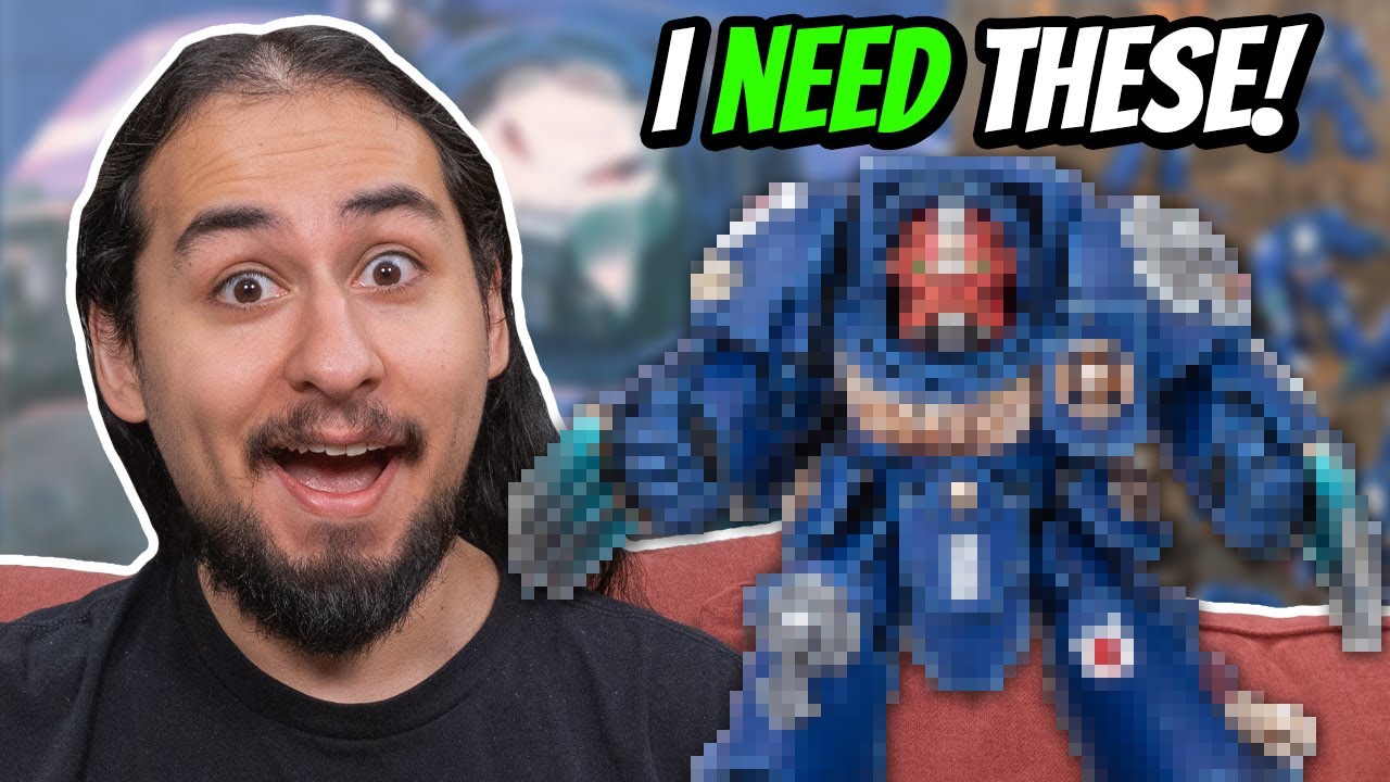 YouTube post by @EonsOfBattle for MyMiniFactory. Caption reads: I HAVE to Buy These NEW Warhammer Models!.