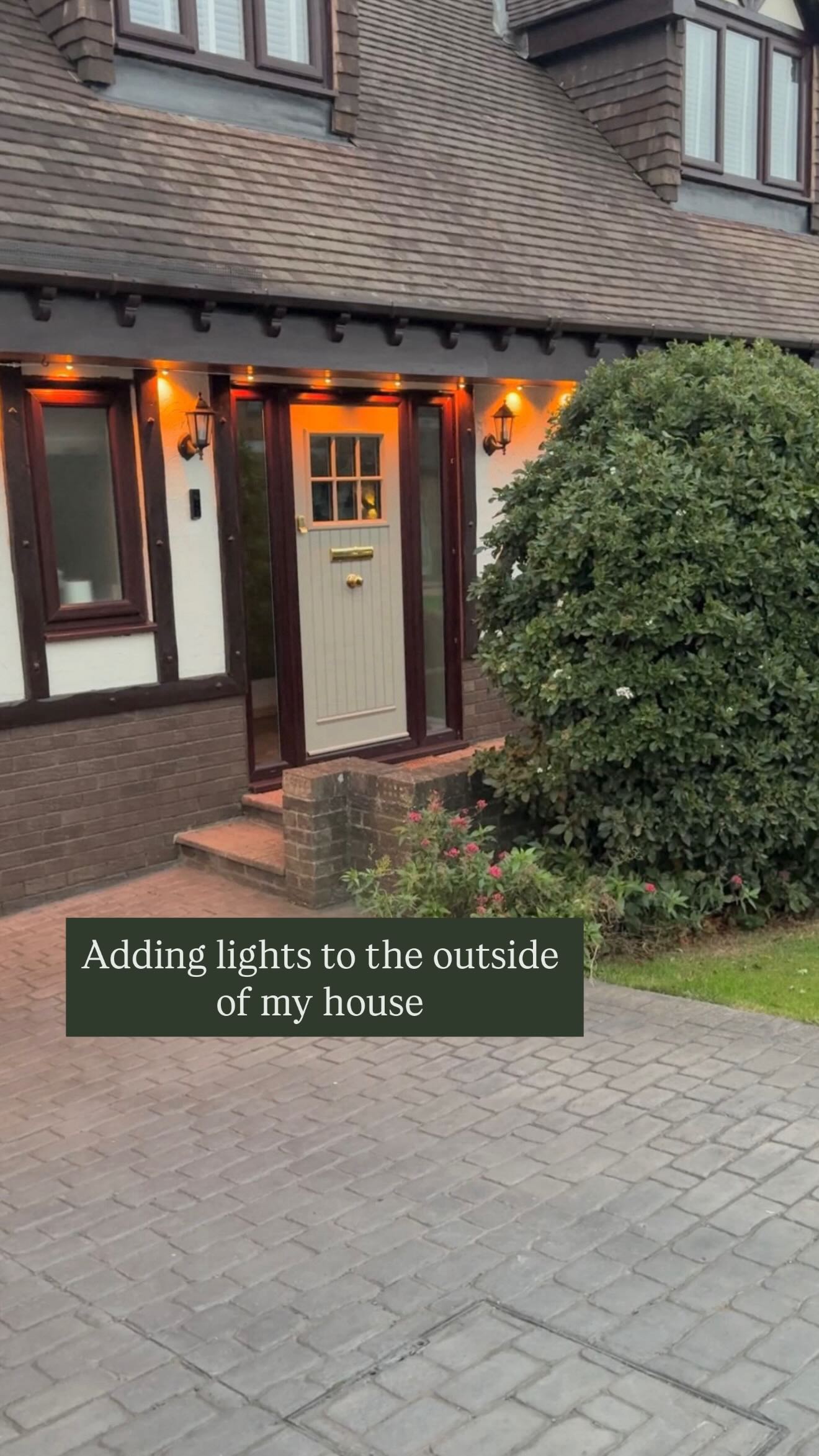 Instagram post by @housetohomeatlast for Eufy. Caption reads: ad 💡The Easiest House Glow Up Ever ✨
No wiring,....