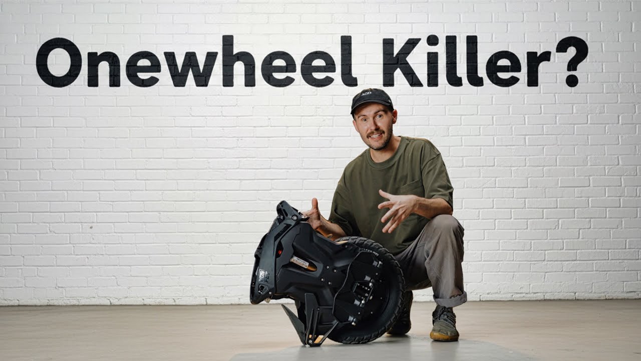 YouTube post by @JesseDriftwood for Moment. Caption reads: Nosfet Aero reviewed by Onewheel Veteran.