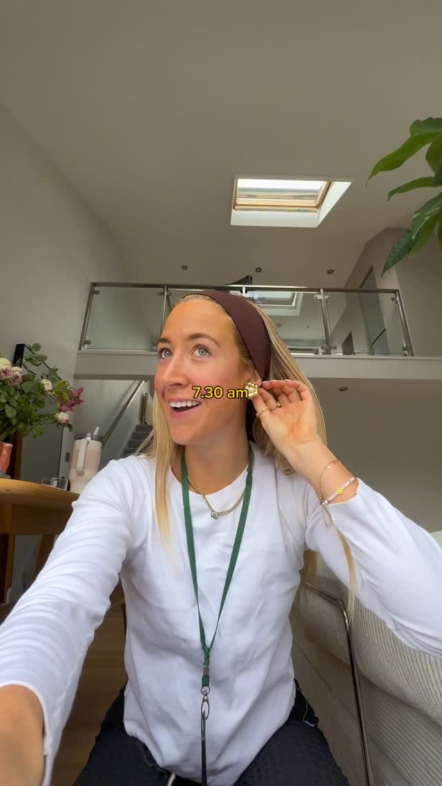 Instagram post by @alexandrabrown__ for ALOHAS. Caption reads: ad - office vlog without trending audio xoxox....