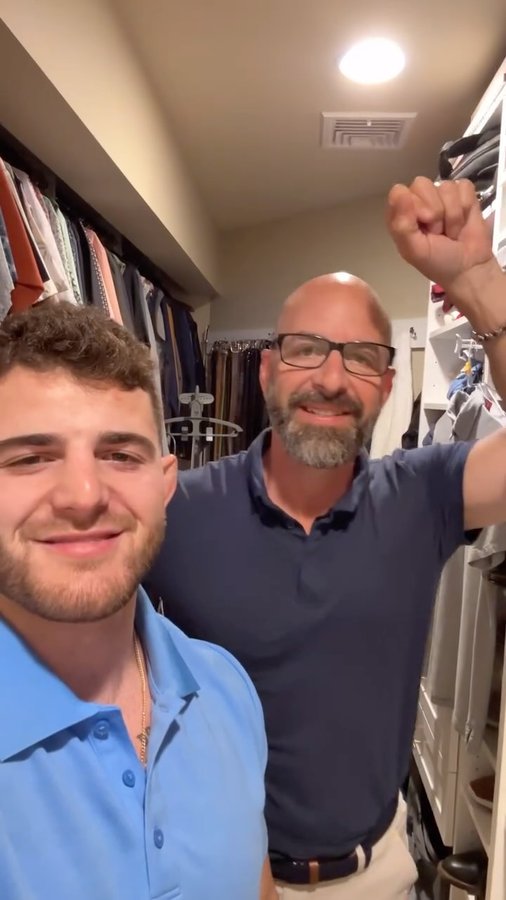 Instagram post by @johnnydrinks_ for Tommy John. Caption reads: Fathers Day plans? Good thing @tommyjohnwear has....