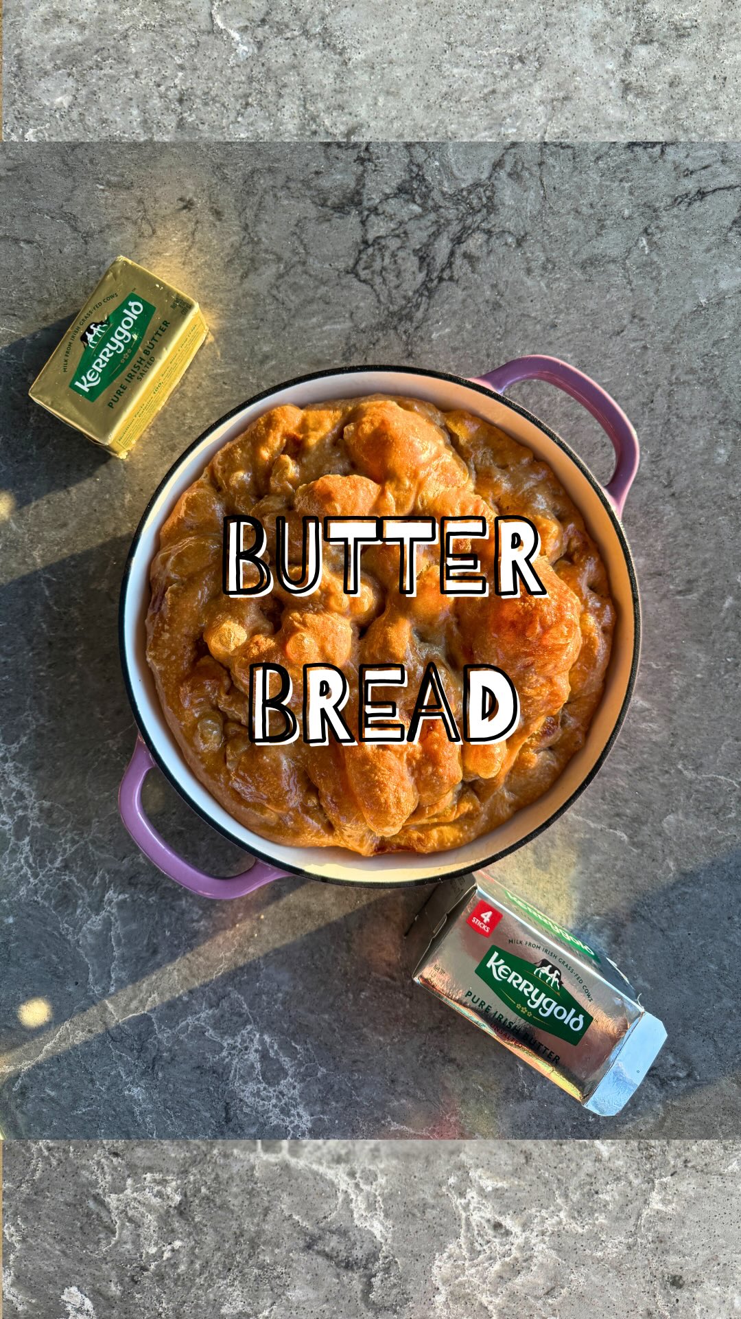 Instagram post by @chef.joe.sasto for KerrygoldUSA. Caption reads: MORE BUTTER, MORE BETTER. #ad

Butter. In the....