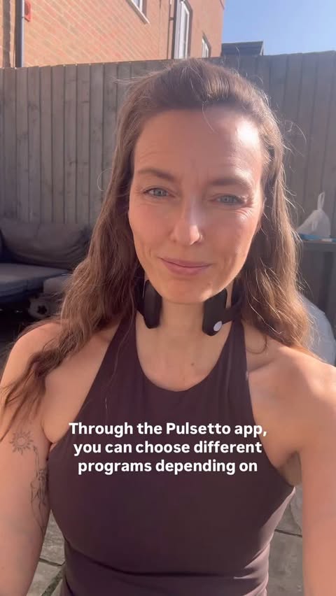 Instagram post by @ellierosefitness_pt for Pulsetto. Caption reads: AD - @pulsetto.tech I’ve been using the pulsetto....