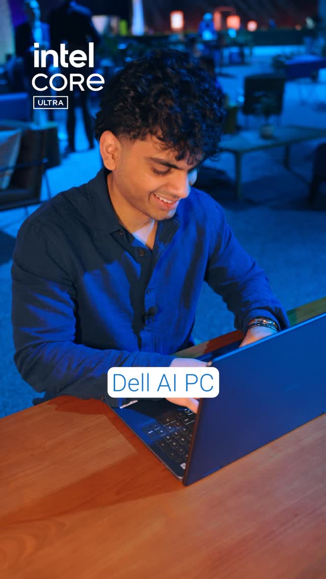 Instagram post by @mahadthementor for Dell Technologies. Caption reads: Take your productivity to the next level with the....