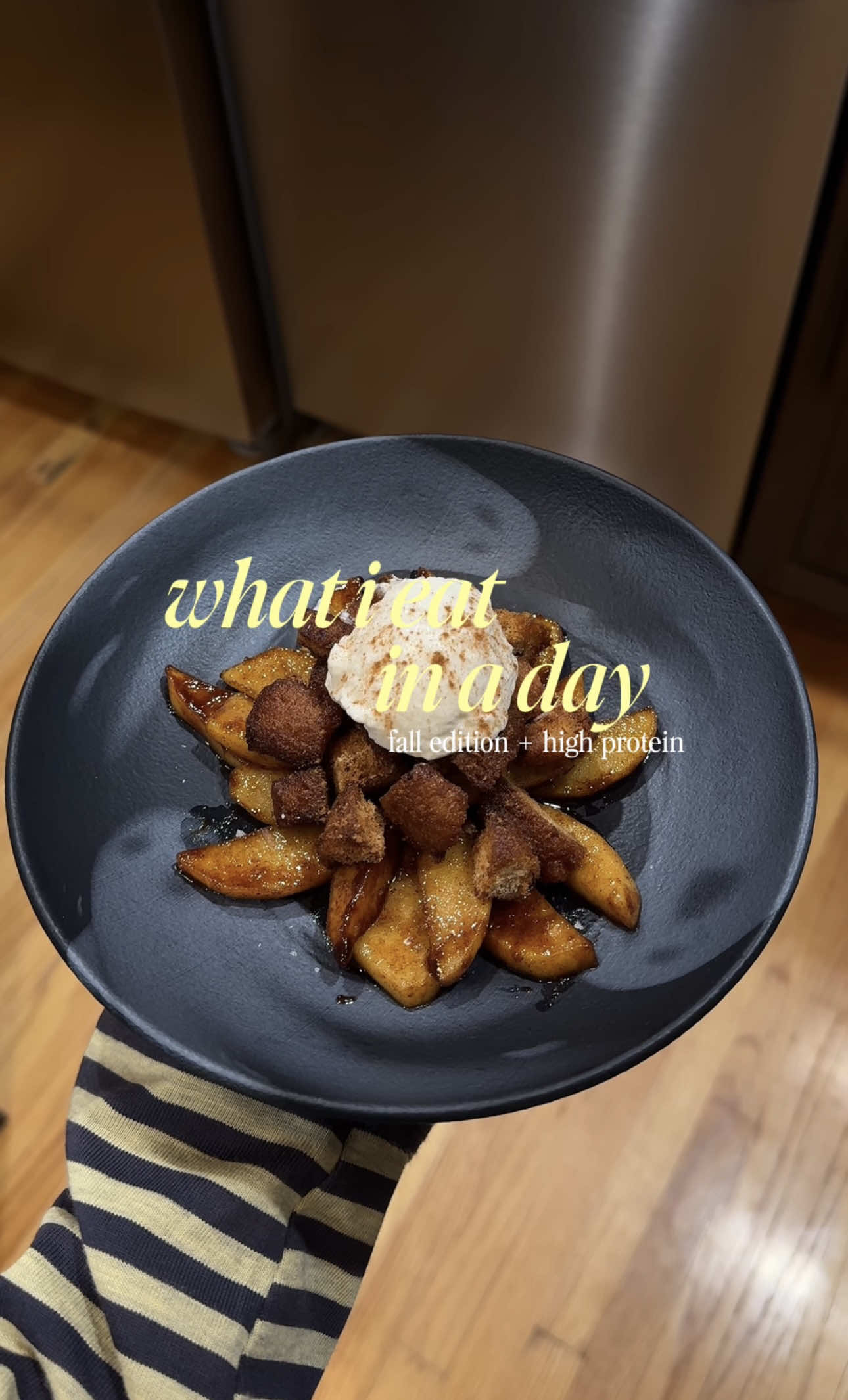 TikTok post by @hava_turner for Nature’s Truth. Caption reads: A fall what I eat in a day is a dream and every....