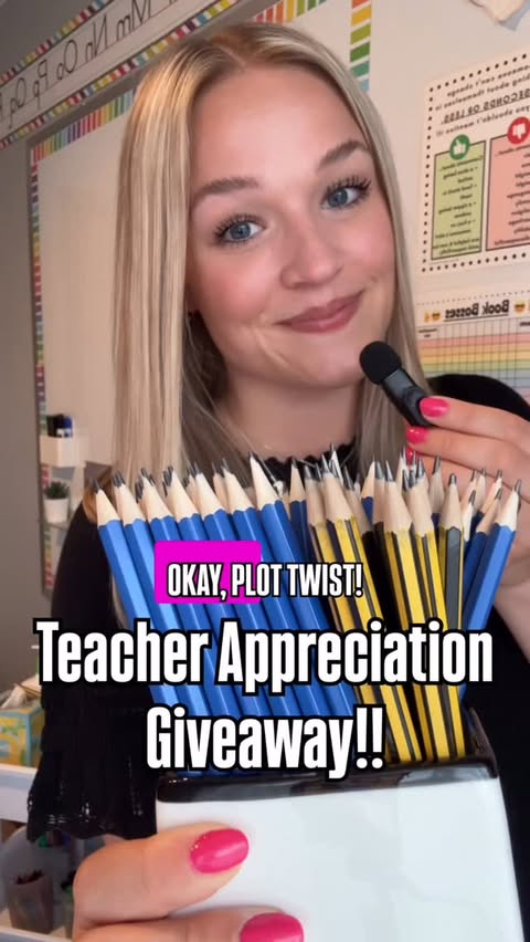 Instagram post by @always.upper.elementary for STAEDTLER. Caption reads: [...] for Teacher Appreciation Week!! Staedtler....