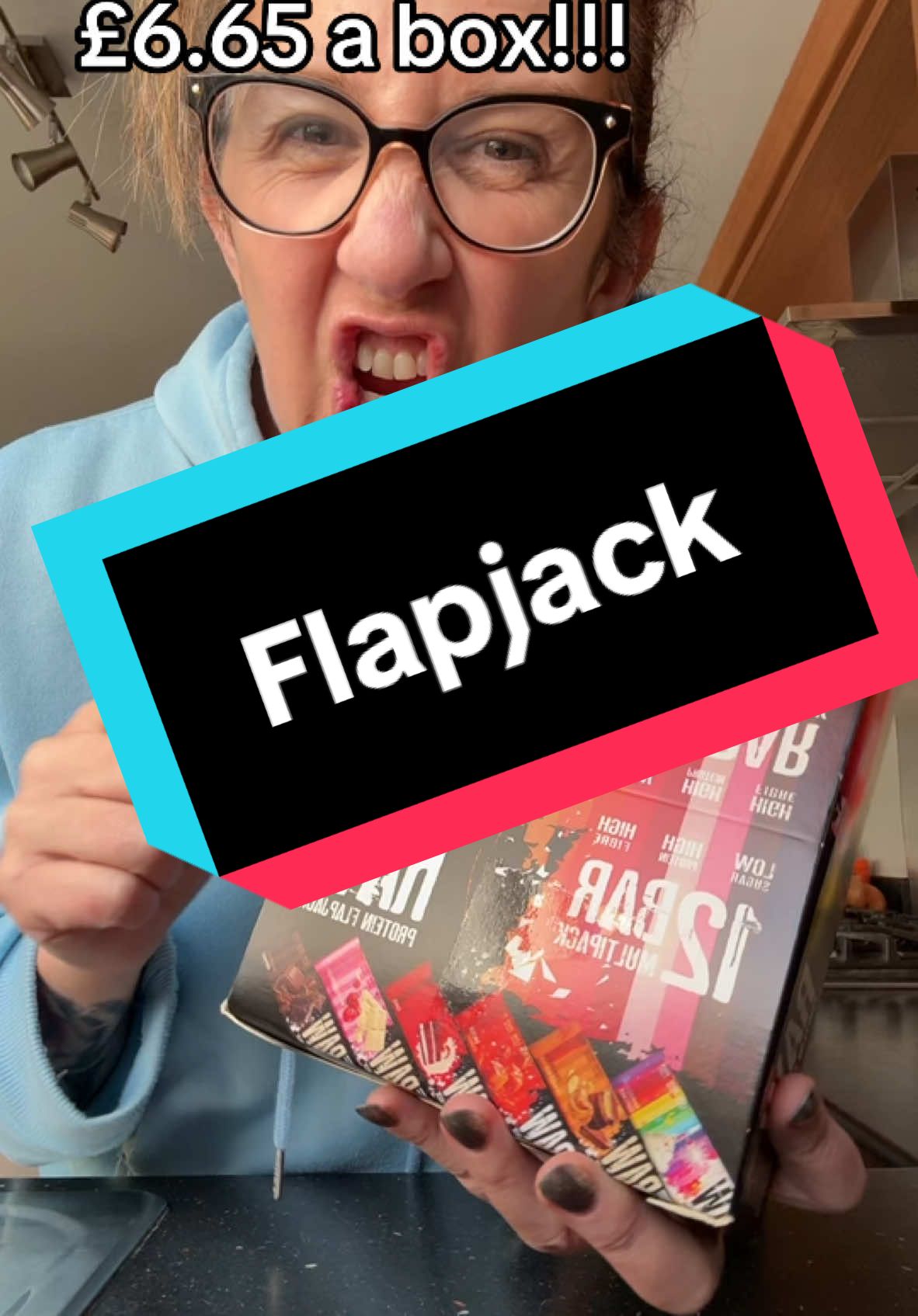 TikTok post by @positive__jess for WarriorSupps. Caption reads: Cracking price!! Get stocked up ❤️ #positivejess....