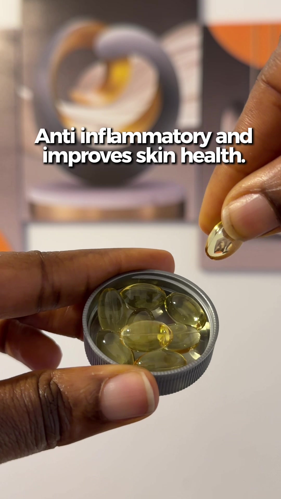TikTok post by @afolakesenkoya for Nature's Truth. Caption reads: Step up your daily nutrition with @Nature's Truth....