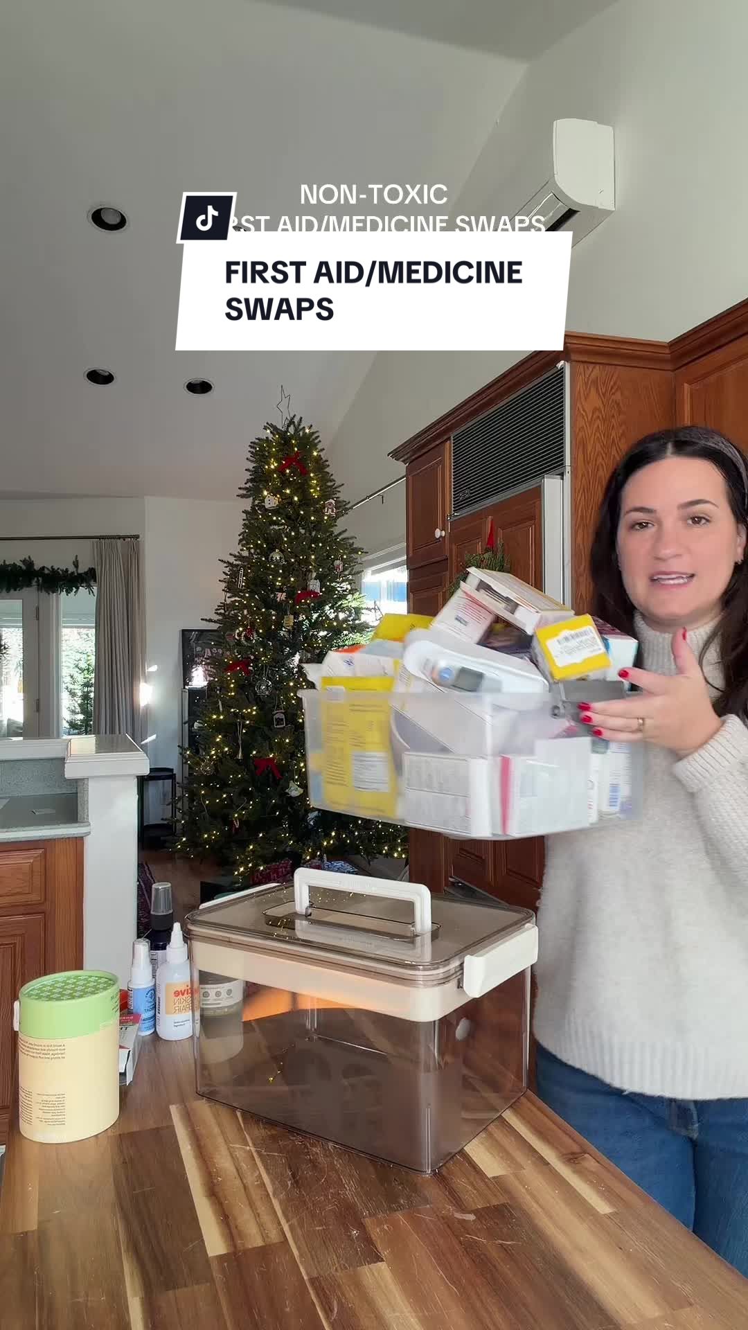 TikTok post by @karlyalane_ for BoironUSA. Caption reads: [...] #homeopathicmedicine #nontoxicmedicine....