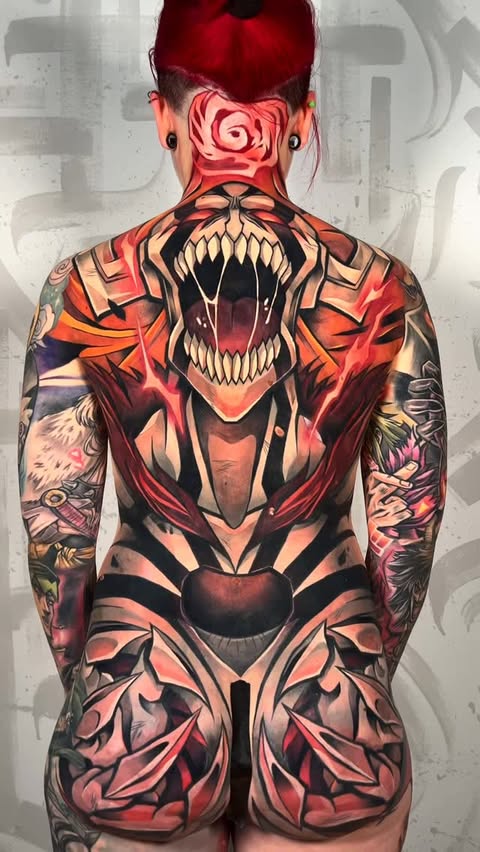 Instagram post by @dave.vero.ink for Eternal Ink. Caption reads: [...] Sponsors: @cheyenne_tattooequipment....