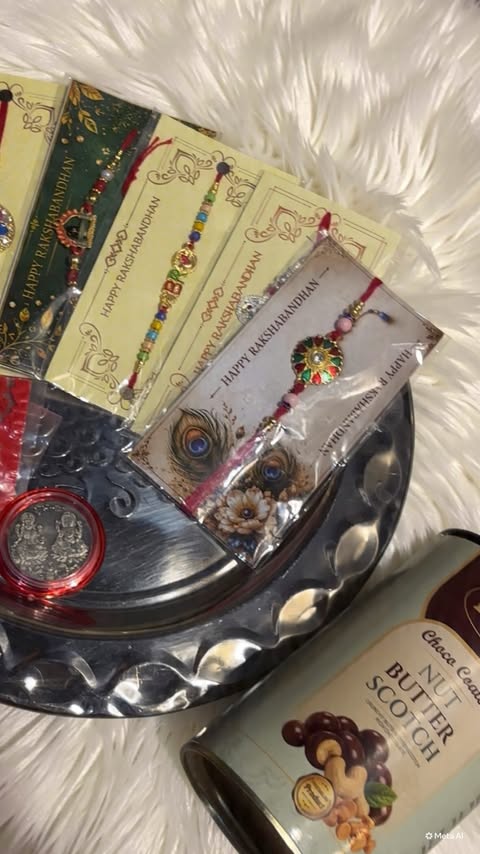 Instagram post by @mahi_sharmaa106 for DeoDap. Caption reads: Raksha Bandhan gifting made easy with....