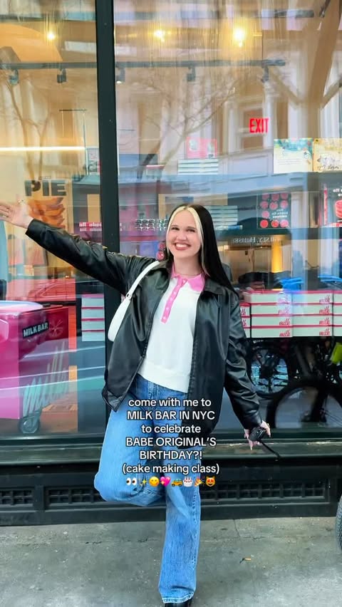 Instagram post by @kaileymehl for Babe Original. Caption reads: [...] in the city with @_leaveitblank &....