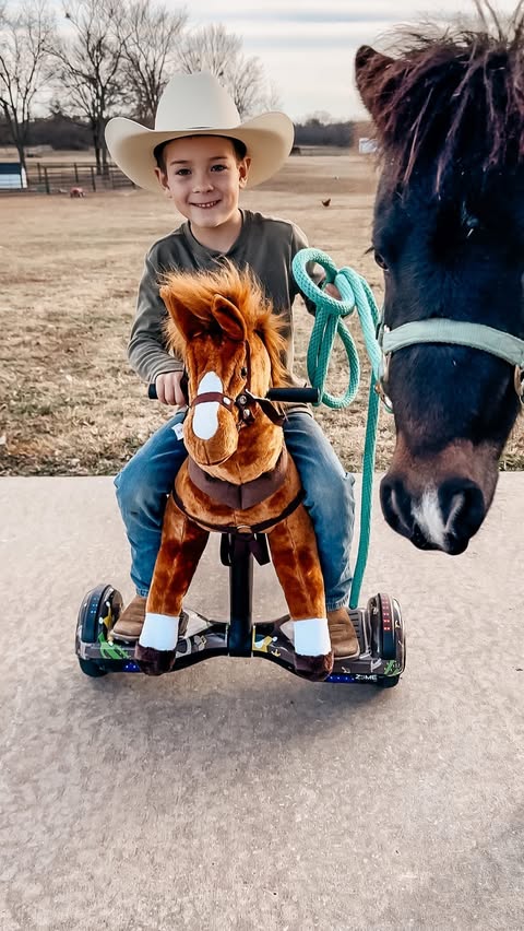 Instagram post by @sharpfamilyfarm for Power Pony. Caption reads: [...] sharpfamilyfarm10 for 10% off! 🎉....