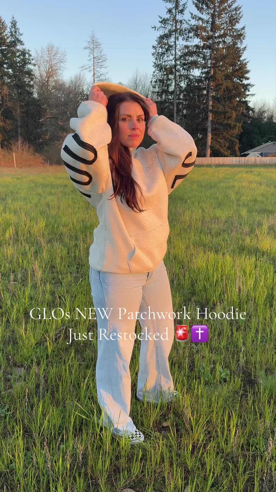 TikTok post by @tiffanyrodeman for God's Love Overcomes. Caption reads: He carried the cross so we could carry His love 🤍....
