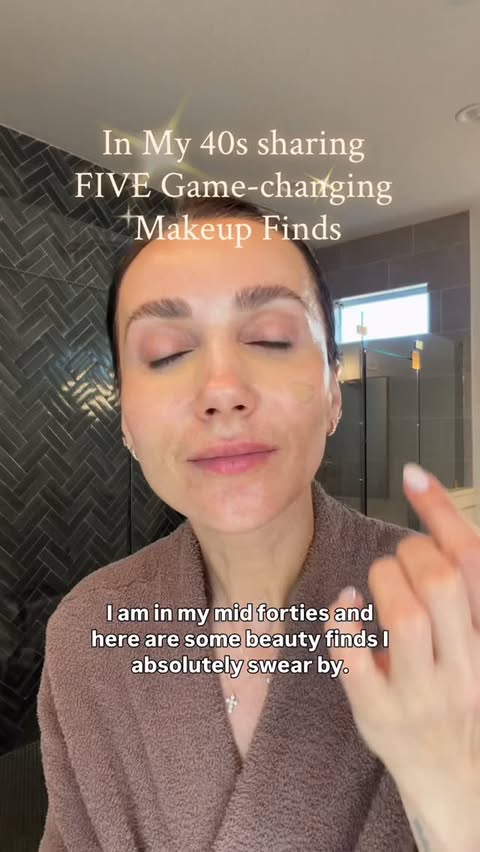 Instagram post by @anna_brstyle for Nordstrom. Caption reads: Mature-skin friendly beauty finds I swear by -....