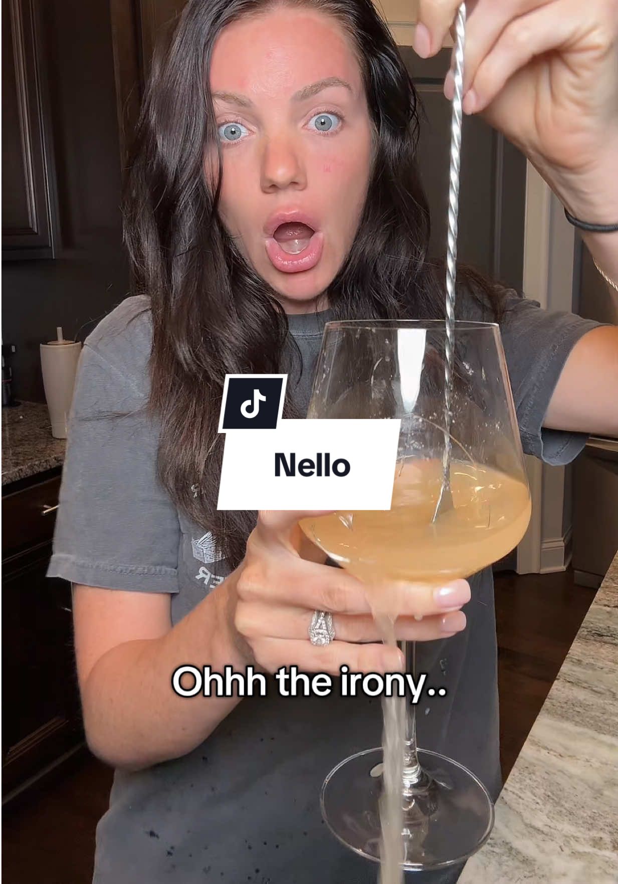 TikTok post by @romebaby for drinknello. Caption reads: I just wanted to share this deal with you 😭....