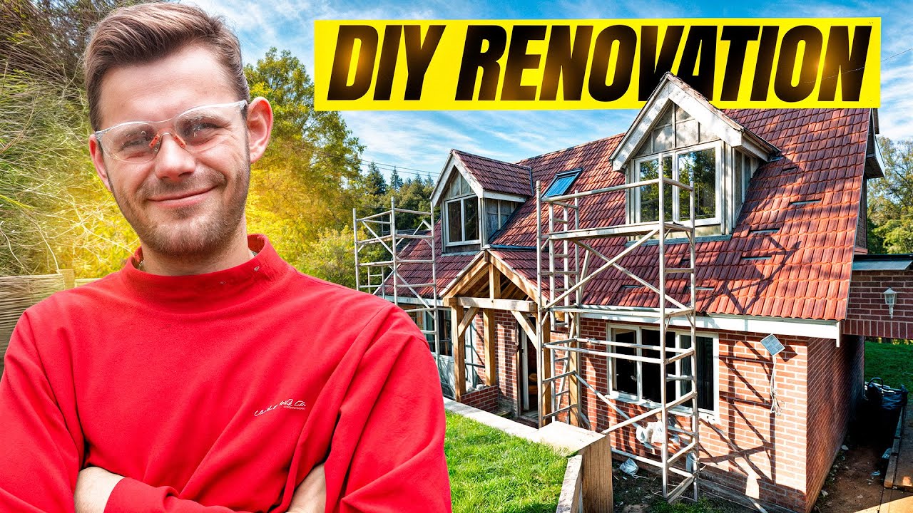 YouTube post by @NickyandHarri for Reolink. Caption reads: This One Upgrade Transformed Our Home Renovation.